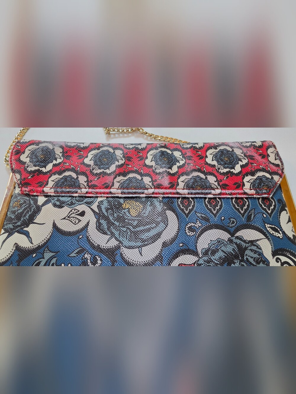 ALDO - Vintage Scaldasole Envelope Clutch/Crossbody Purse - Picture 10 of 16